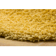 Tapis ovale SHAGGY S001 - Plaine jaune