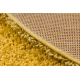 SHAGGY S001 oval carpet - Plain yellow