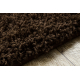 SHAGGY EFES S001 oval carpet - Plain brown