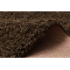 SHAGGY EFES S001 oval carpet - Plain brown