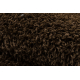 SHAGGY EFES S001 oval carpet - Plain brown