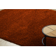 SHAGGY oval carpet - Plain terracotta 