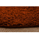 SHAGGY oval carpet - Plain terracotta 