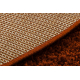 SHAGGY oval carpet - Plain terracotta 