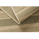 SIZAL carpet 0940/61 NATURA Lines string beige / green