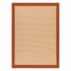 SIZAL carpet 4893/12 Frame string beige / terracotta