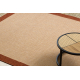 SIZAL carpet 4893/12 Frame string beige / terracotta