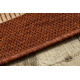 SIZAL carpet 4893/12 Frame string beige / terracotta