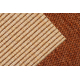 SIZAL carpet 4893/12 Frame string beige / terracotta