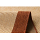 SIZAL carpet 4893/12 Frame string beige / terracotta