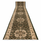 Alfombra de pasillo HEAT-SET ROYAL AGY 0521 verde 70 cm