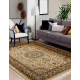 Tapis ROYAL E0177 Cadre, rosette - beige / marron