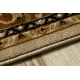 Carpet ROYAL E0177 Frame, rosette - beige / brown