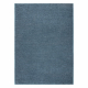 Fitted carpet INDUS navy blue 75 plain, MELANGE