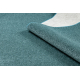 Fitted carpet  SANTA FE green 24 plain, flat, one colour