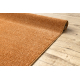 Fitted carpet SANTA FE gold 42 plain, flat, one colour