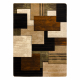 Carpet ROYAL 5367 Geometric 3D - black / brown