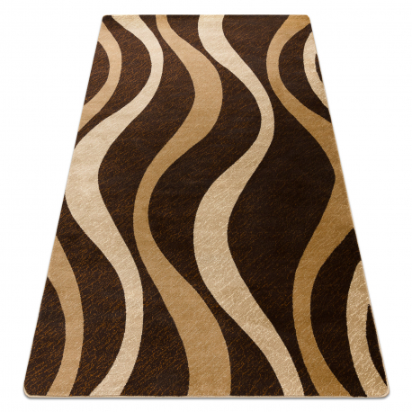 Tapis ROYAL G3565 Vagues - marron / beige