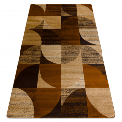 Carpet ROYAL H387 Geometric - brown / mustard beige 