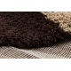 Tapis SHAGGY 0361 Géométrique marron