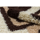 Tapis SHAGGY 0361 Géométrique marron