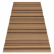 Alfombra SIZAL 0940/28 Líneas hilo beige / marrón