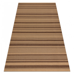 SIZAL Teppich 0940/28 NATURA Linien String beige / braun