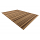 Tapis SIZAL 0940/28 Lignes fils beige / marron