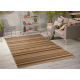 Alfombra SIZAL 0940/28 Líneas hilo beige / marrón