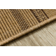 Tapis SIZAL 0940/28 Lignes fils beige / marron