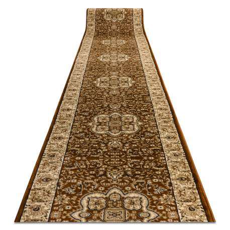 Alfombra de pasillo HEAT-SET ROYAL AGY 0521 marrón 150 cm