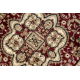 Tapis de couloir HEAT-SET ROYAL AGY 0521 bordeaux 120 cm