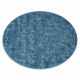 Carpet, round POZZOLANA blue