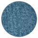 Carpet, round POZZOLANA blue