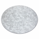 Carpet, round POZZOLANA silver