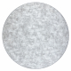 Carpet, round POZZOLANA silver