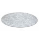 Carpet, round POZZOLANA silver