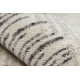 Carpet Wool ANGEL 1222 / 52023 Lines beige / grey