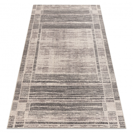 Alfombra Wool ANGEL 7889 / 52022 Vintage, marco beige / gris