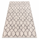 Teppichwolle ANGEL 7905 / 52022 Marokkanisches Spalier, Trellis beige / grau