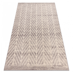 Carpet Wool ANGEL 1188 / 52033 Chevron, herringbone beige / grey