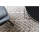 Carpet Wool ANGEL 1188 / 52033 Chevron, herringbone beige / grey