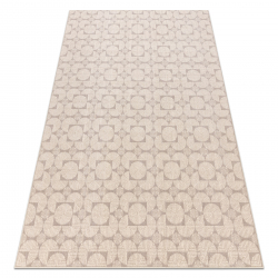 Alfombra Wool ANGEL 7887 / 52022 Geométricos beige / gris