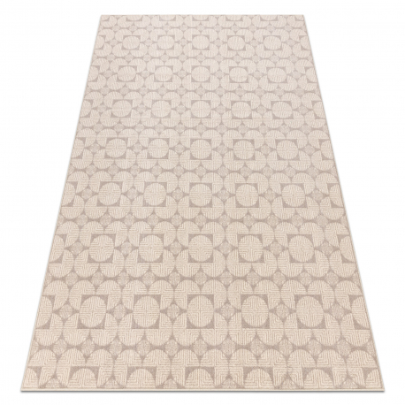 Alfombra Wool ANGEL 7887 / 52022 Geométricos beige / gris