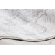 DISTIN 0107B grigio / grigio chiaro / bianco tappeto moderno - Ornamento, cornice vintage, frange