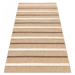SPARK 0686A beige / kerma matto - Linjat, sisal, rakenne