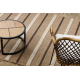 SPARK 0686A beige / kerma matto - Linjat, sisal, rakenne