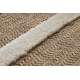 SPARK 0686A beige / cream carpet - Lines, sisal, structural