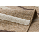 SPARK 0686A beige / cream carpet - Lines, sisal, structural