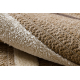 SPARK 0686A beige / creme Teppich - Linien, Sisal, Strukturell